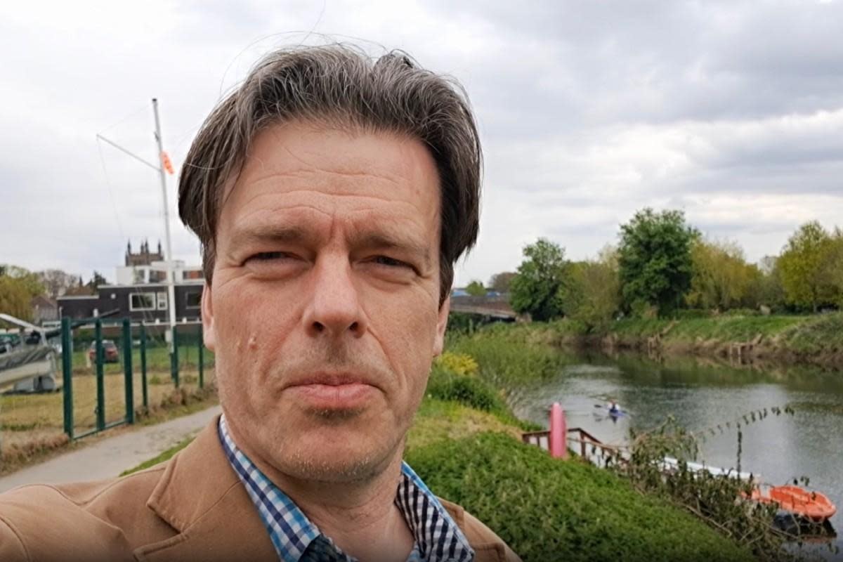 Gavin McEwan reports from the river Wye in Hereford on a dispute among river users <i>(Image: LDRS)</i>