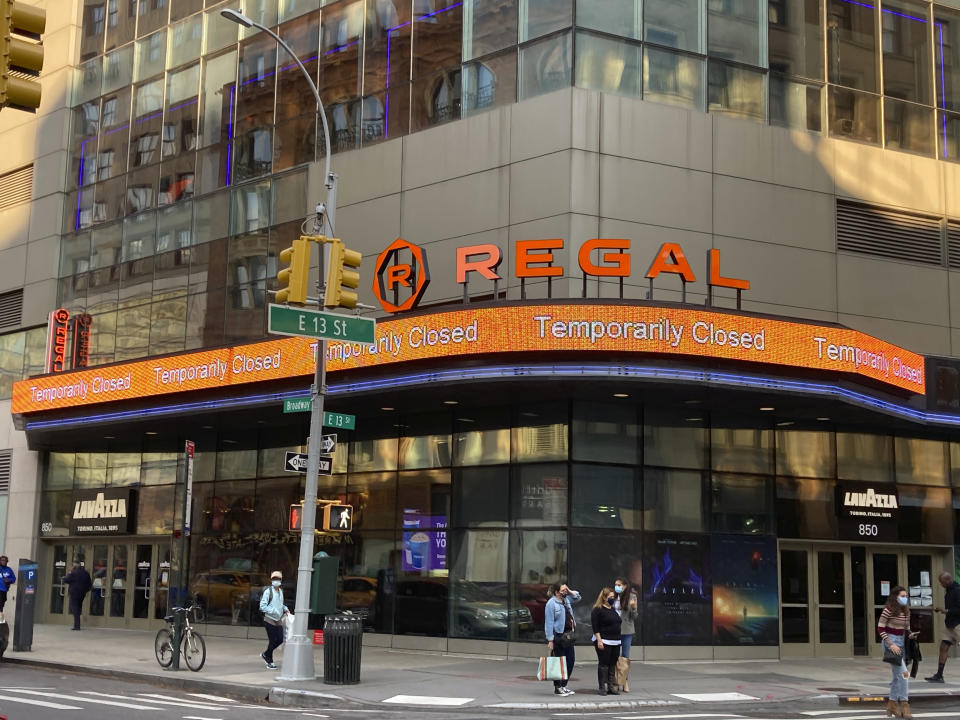 Regal Cinemas in New York - Credit: STRF/STAR MAX/IPx