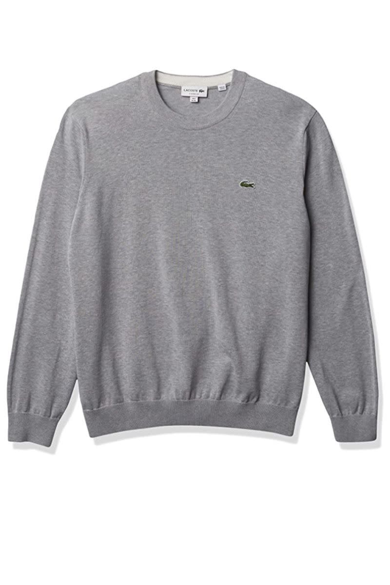 Lacoste Crewneck Cotton Jersey Sweater