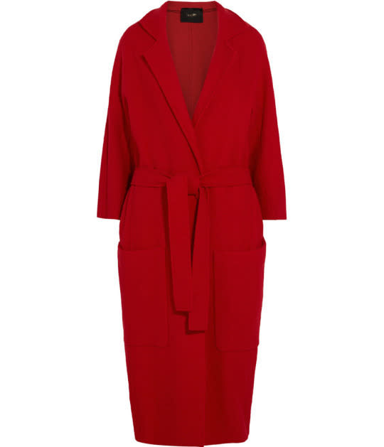 Maje Grenat Oversized Wool Coat, $815, net-a-porter.com