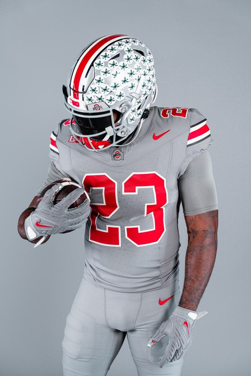 Ohio State will wear gray alternate jerseys in its primetime matchup against Michigan State.