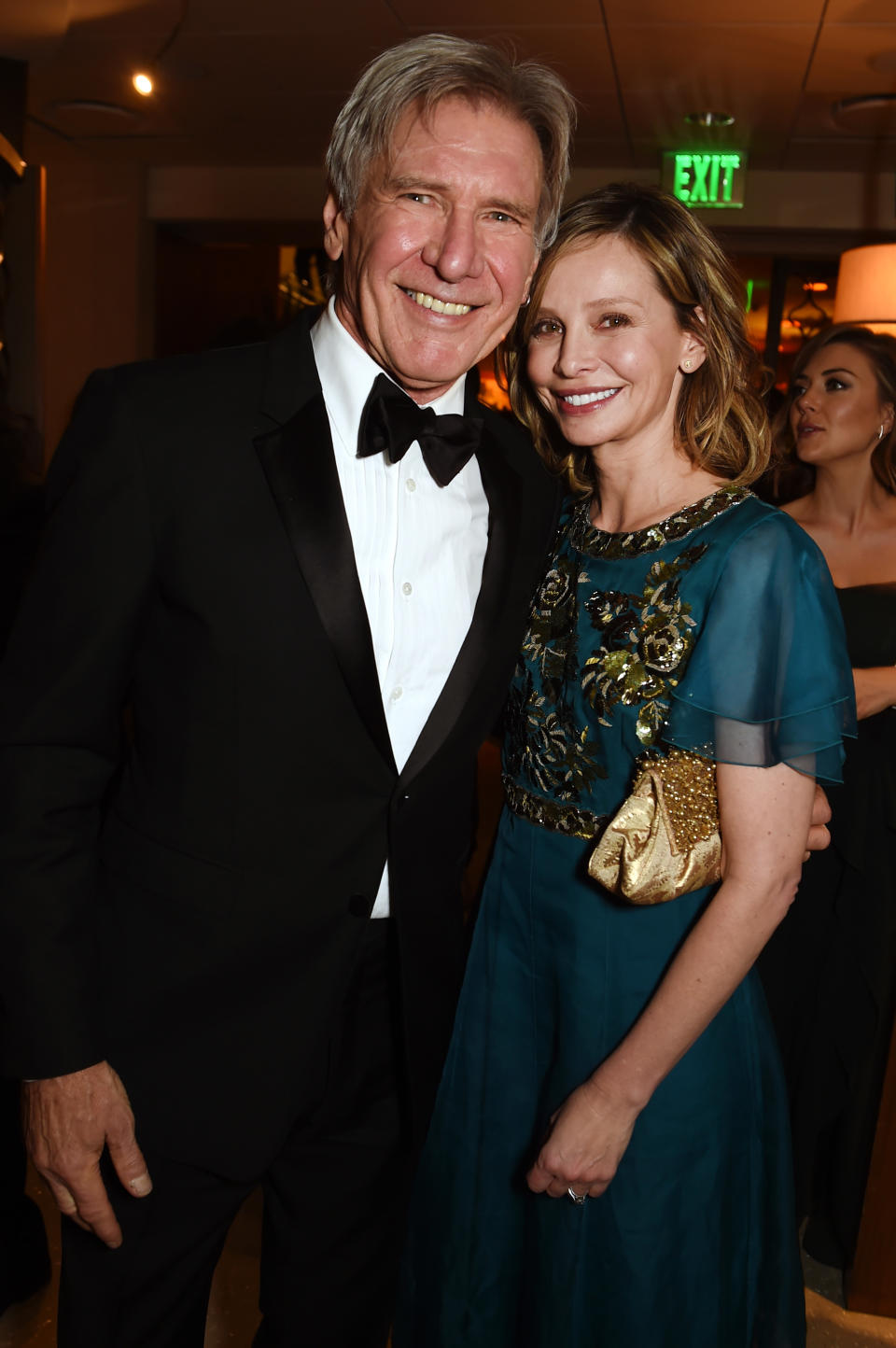 <p>En couple depuis 2002, qui aurait pu penser qu’Harrison Ford et Calista Flockhart seraient encore ensemble 16 ans plus tard ? Les 22 ans de différence n’ont jamais eu raison de leur amour, concrétisé par un mariage en 2010. Crédit photo : Getty Images </p>