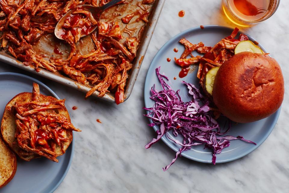 <h1 class="title">NRR Pulled Pork Sandwich</h1><cite class="credit">Photo by Chelsea Kyle, Food Styling by Anna Stockwell</cite>