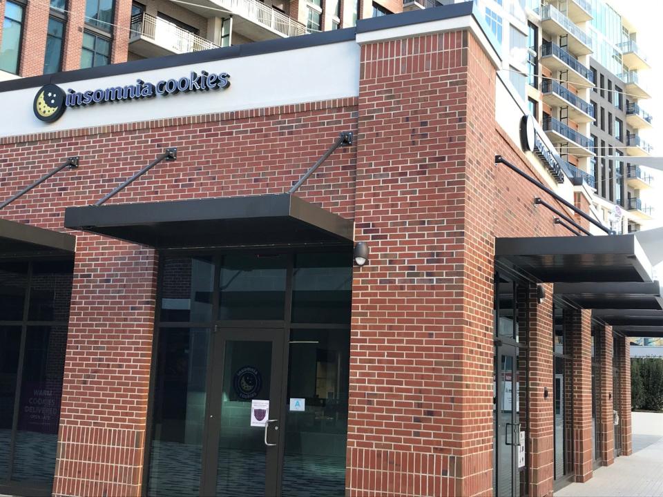 Insomnia Cookies is open at Camperdown, in downtown Greenville. (Greenville News File Photo)