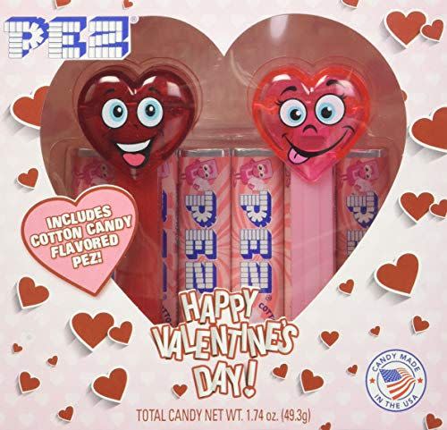 22) PEZ Candy Valentine Hearts Twin Pack