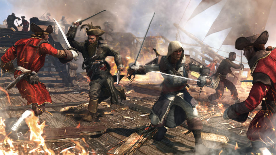 FILE - This video game image released by Ubisoft shows a scene from "Assassinís Creed IV: Black Flag." (AP Photo/Ubisoft)