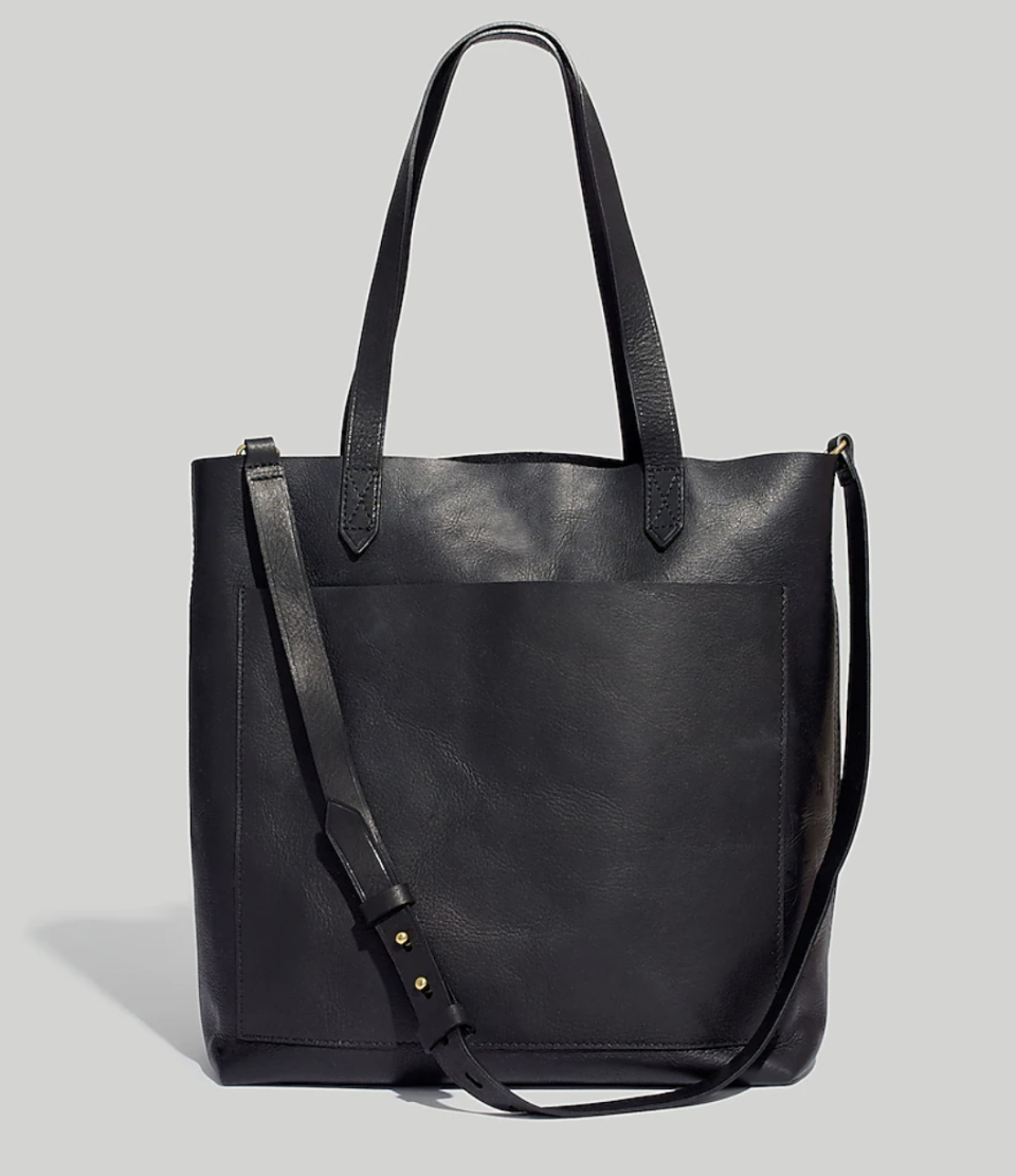 <p><a href="https://go.redirectingat.com?id=74968X1596630&url=https%3A%2F%2Fwww.madewell.com%2Fthe-medium-transport-tote-99104411872.html&sref=https%3A%2F%2Fwww.townandcountrymag.com%2Fstyle%2Ffashion-trends%2Fg45107556%2Fbest-black-leather-tote-bags%2F" rel="nofollow noopener" target="_blank" data-ylk="slk:Shop Now;elm:context_link;itc:0;sec:content-canvas" class="link ">Shop Now</a></p><p>The Medium Transport Tote</p><p>madewell.com</p><p>$168.00</p>