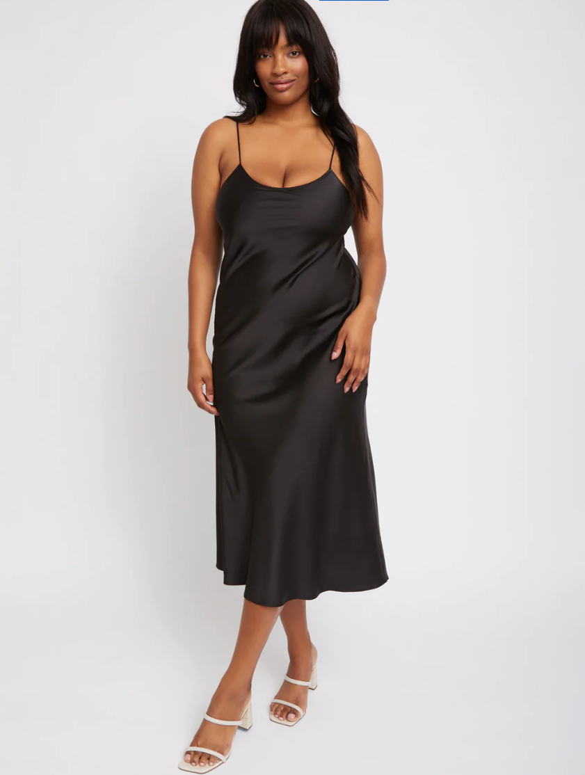 The Slip Dress Black