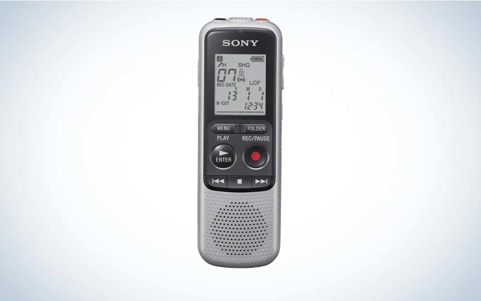 Sony ICD-BX140 is the best voice recorder on a budget.