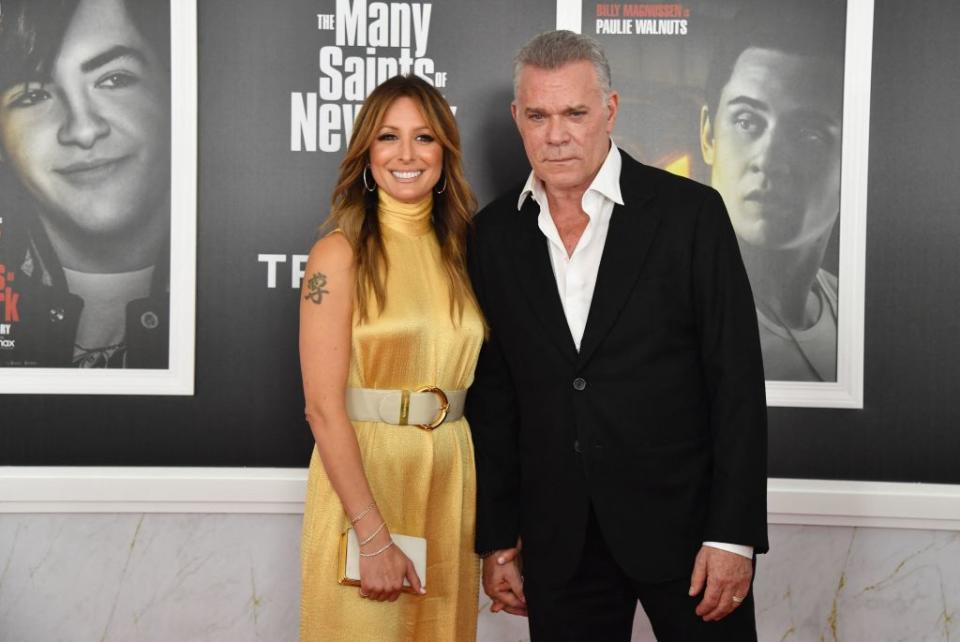 Jacy Nittolo and Ray Liotta attend a screening of 