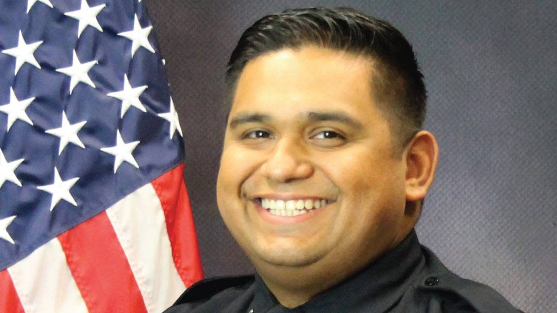 North Kansas City police officer Daniel Vasquez.