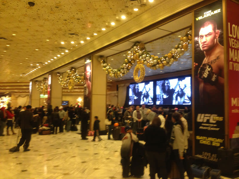 El MGM Grand Hotel está listo para UFC 155