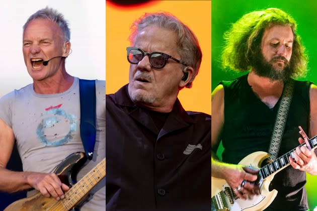 Sting, Devo, and My Morning Jacket. - Credit:  Matthew Horwood/Getty Images; Scott Dudelson/WireImage; Erika Goldring/Getty Images