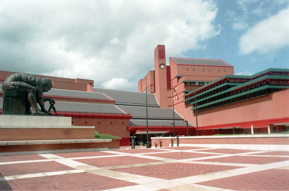 'A dim collection of sheds'? The British Library exterior (PA)
