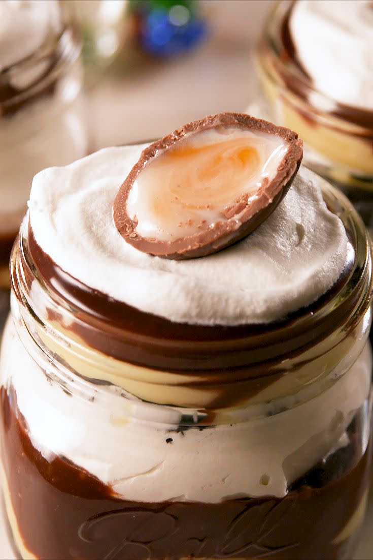 Cadbury Egg Trifles