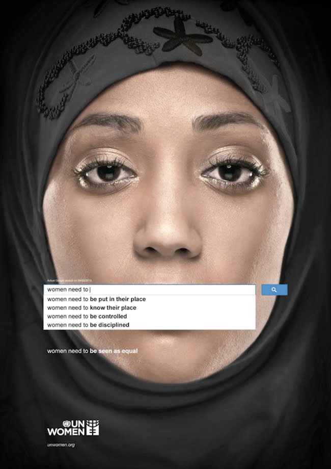 To say women are oppressed in some society is probably an understatement. To illustrate this, Ogilvy & Mather Dubai created a campaign for UN Women last year, using the world’s most popular search engine, Google’s autocomplete feature to show how gender inequality is a worldwide problem. The adverts show the results of genuine searches, highlighting popular opinions across the world wide web. Each ad’s fine print says “actual Google search on 09/03/13.” We did a simple search from Google Singapore yesterday, and similar results popped up: Since its creation, autocomplete has become a popular device for social debate, as it reflects actual searches from users globally. “When we came across these searches, we were shocked by how negative they were and decided we had to do something with them,” says Christopher Hunt, Art Director of the Ogilvy creative team. The idea developed places the text of the Google searches over the mouths of women portraits, as if to silence their voices. “The ads are shocking because they show just how far we still have to go to achieve gender equality. They are a wake up call, and we hope that the message will travel far,” adds Kareem Shuhaibar, copywriter. As the ... The post These ads show you that sexism is still widespread in the society today appeared first on Vulcan Post.