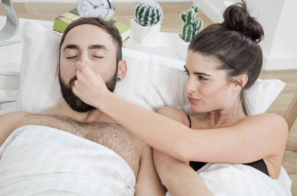 <em>Three in ten people say their partner’s incessant snoring is what keeps them lying awake at night (Rex/posed by models)</em>