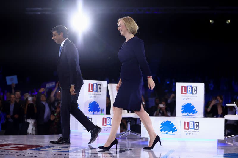 Britain leadership contenders take part in Conservative Party hustings event