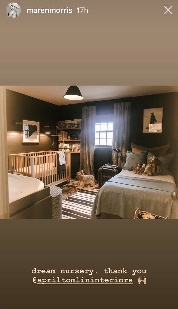 Maren Morris' nursery | Maren Morris/Instagram