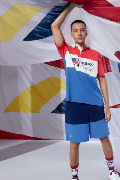 Reebok International Sports全系列復古潮流服飾 一次到齊 玩出穿搭新境界 Reebok代言人陳偉霆帥氣詮釋。官方提供