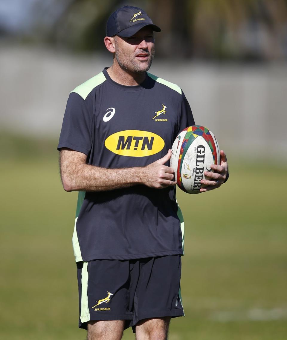 South Africa head coach Jacques Nienaber has made a number of changes for the third Test against Wales (Steve Haag/PA) (PA Archive)