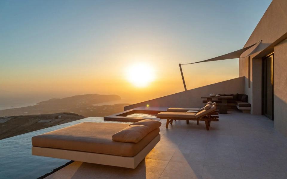 Master Villa is one of the newest villas in Santorini