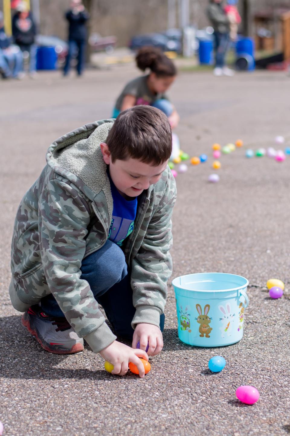 The Byesville Fireman's Association hosts an Easter egg hunt at the Byesville Village Park