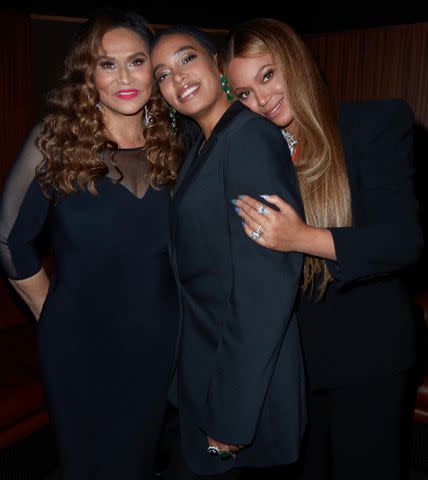 Solange/Instagram Solange, her sister Beyoncé and mom Tina Knowles-Lawson