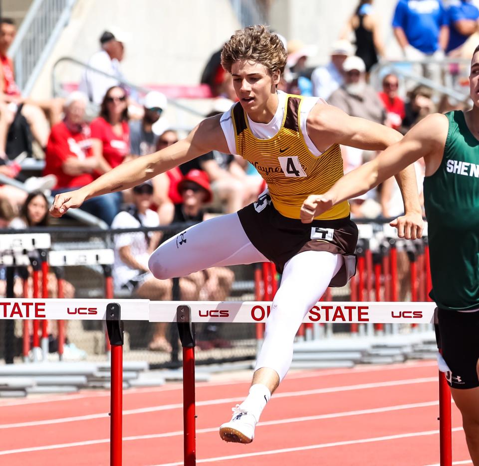 Waynedale's Jeremy Reber earned a spot in the finals in the 110 hurdles where he is seeded fifth.