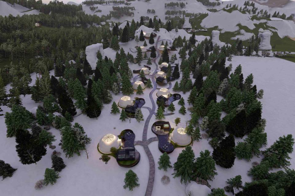 These Stargazing Domes in Washington’s Cascade Mountains Have 15-foot-wide Skylights and Heated Decks With Private Saunas and Hot Tubs