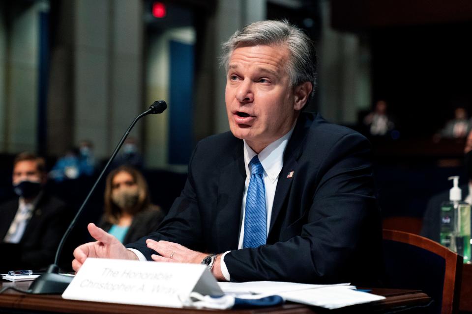 In August, FBI Director Christopher Wray called election and politically-motivated violence "almost a 365-day phenomenon," an outgrowth of the country's deep divide.