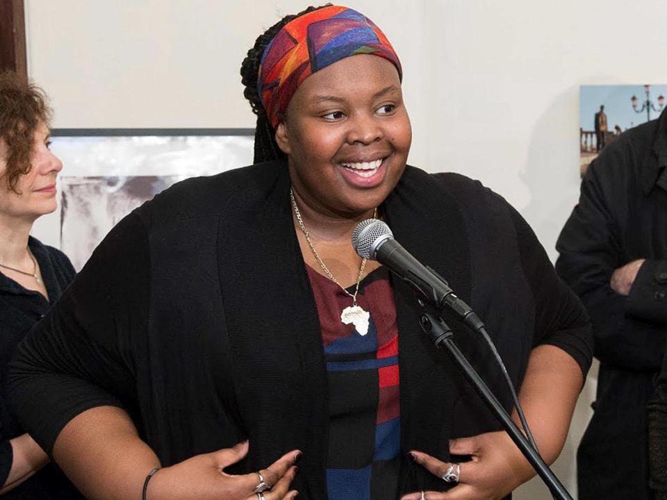 Khadija Saye was ‘very gentle, very kind and friendly’, according to a statement read on behalf of her father (PA)