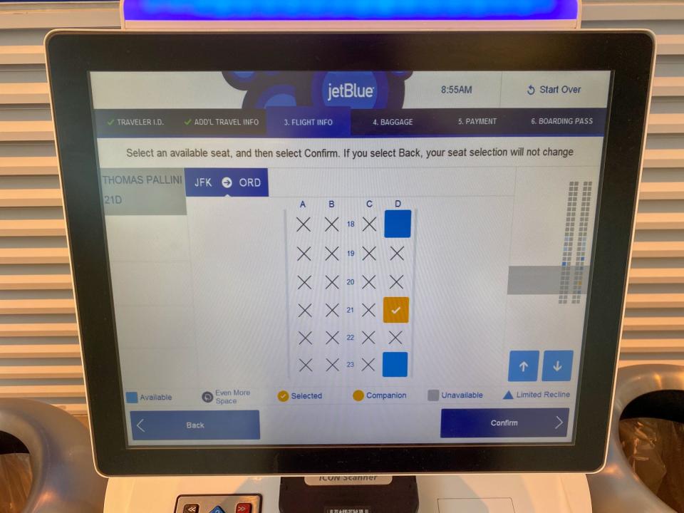 Flying on JetBlue Airways during pandemic