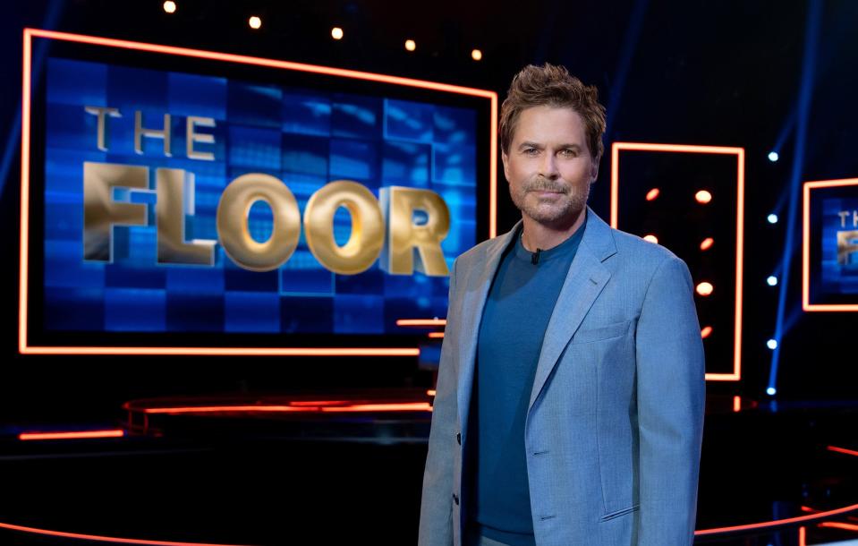 Rob Lowe is producing and hosting "The Floor," on Fox Tuesday nights (9 EST/PST).