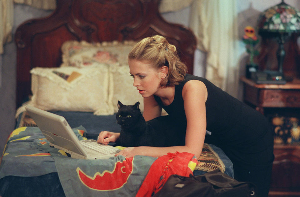 Melissa Joan Hart as Sabrina Spellman in "Sabrina the Teenage Witch." (Photo: Randy Holmes via Getty Images)