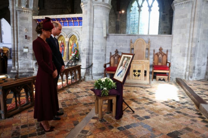 Los príncipes de Gales en el homenaje a la Reina