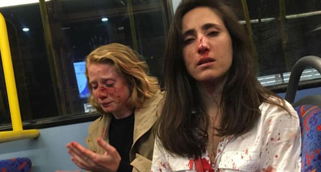 Four teenagers have bee charged for hate crimes against two women on a London night bus in May (Melania Geymonat)