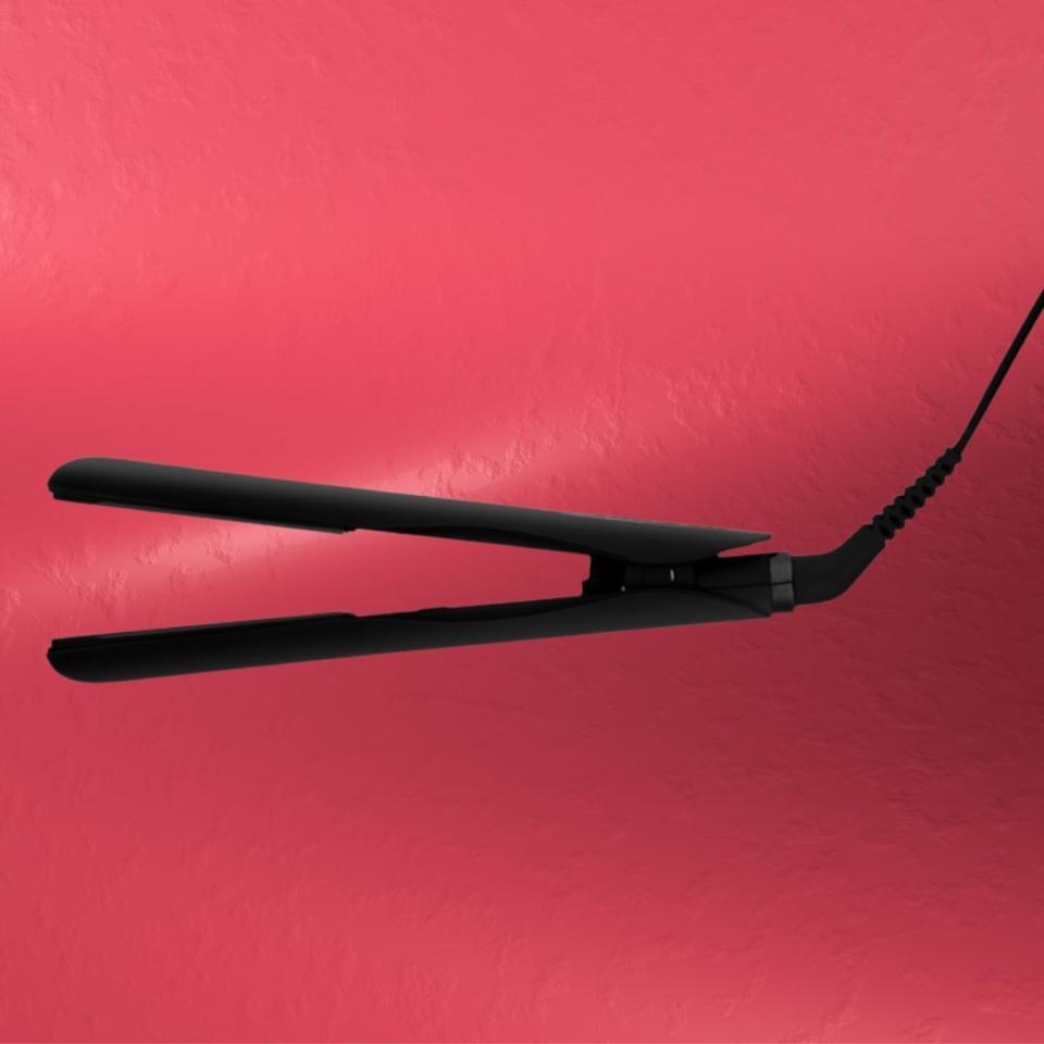 Great for detailing or bangs styling, this Nanoblack flat iron by Kristen Ess is small yet mighty. Soft heat technology and negative ions help hair stay smooth, and a rounded body design makes it easier to create polished curls and bouncy flips.You can buy the Nanoblack flat iron from Ulta for $42.