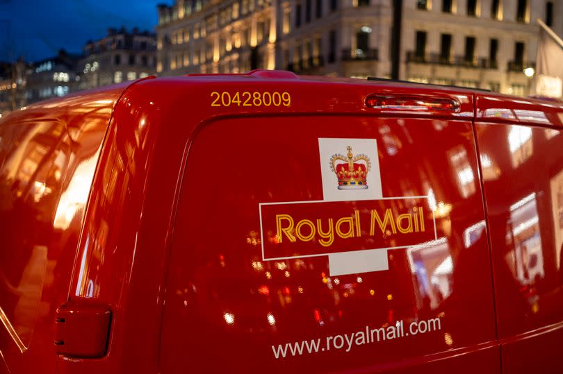 Royal Mail van.