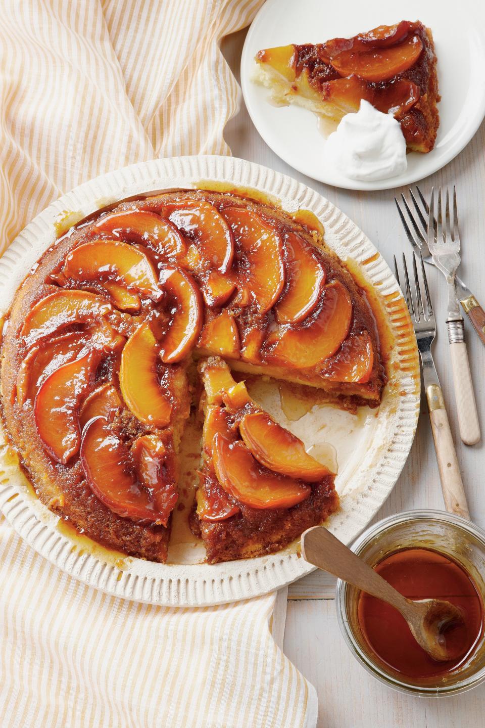 Peach Upside-Down Cake