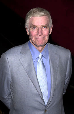 Charlton Heston at the New York premiere of 20th Century Fox's Planet Of The Apes