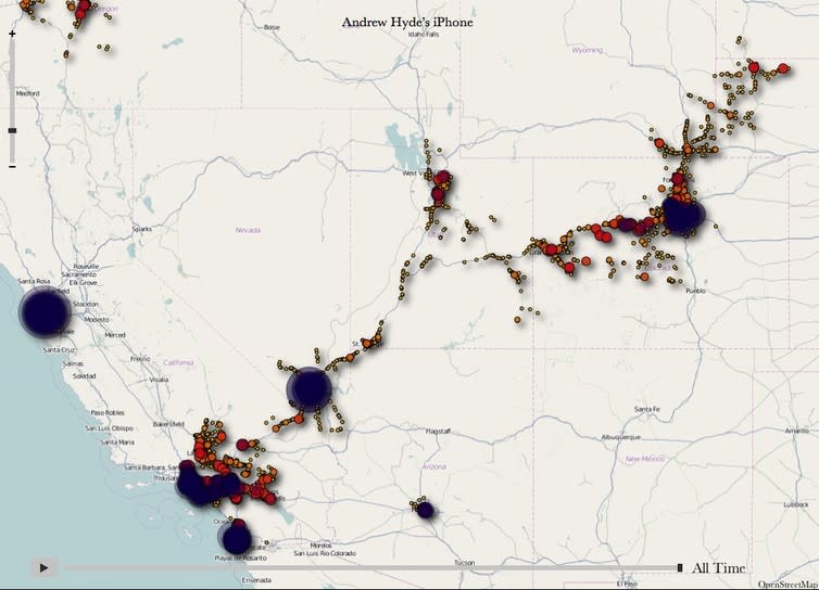 <span class="caption">Location data from mobile phones means many companies now have people-movement data.</span><br> <span class="attribution"><span class="source">https://www.flickr.com/photos/bouldair</span></span>