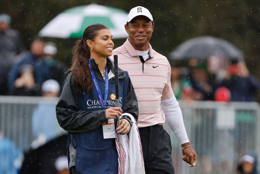 Tiger Woods is Joined by Son Charlie and Daughter Sam at the PNC Championship