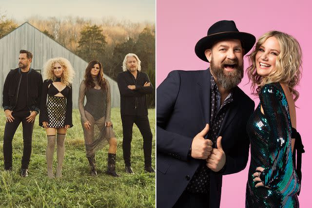 <p>CBS (2)</p> Little Big Town and Sugarland