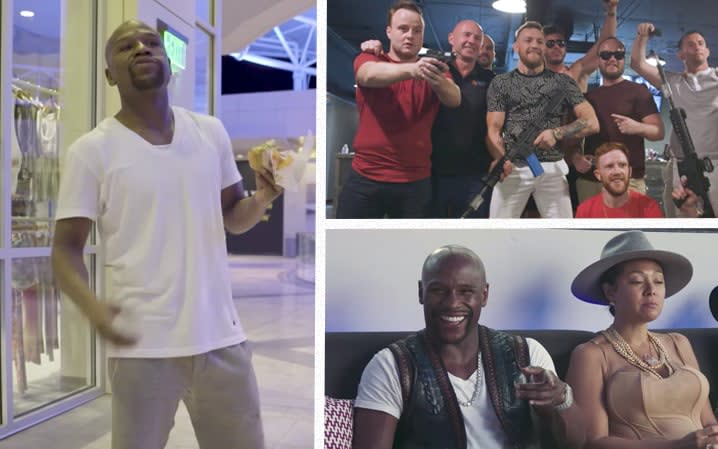 Conor McGregor and Floyd Mayweather have both found plenty of time to unwind  - Embedded UFC