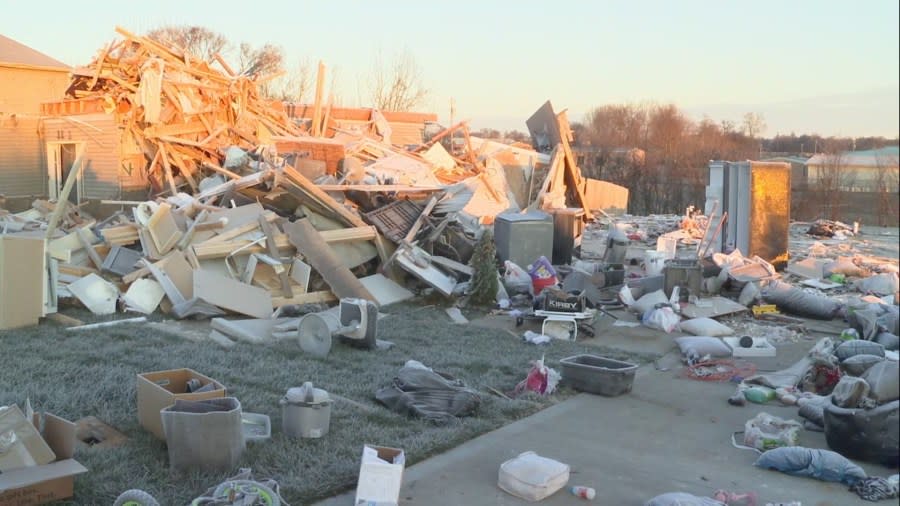 Henry Place Boulevard damage