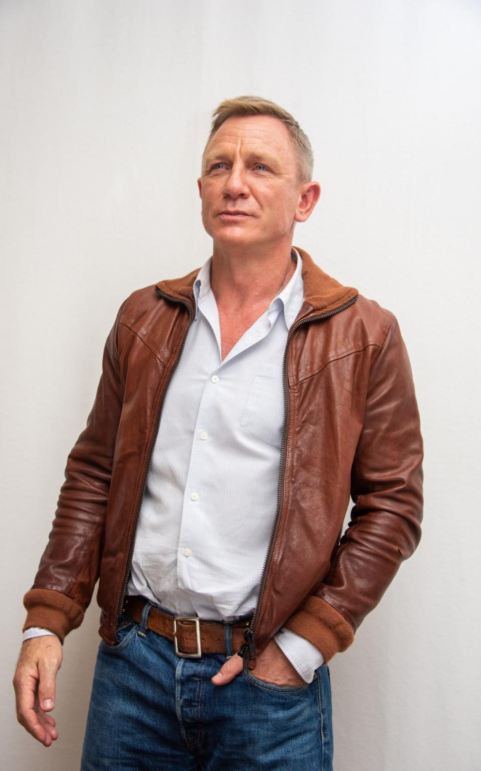 Daniel Craig at the premiere of 'Knives Out' in 2019