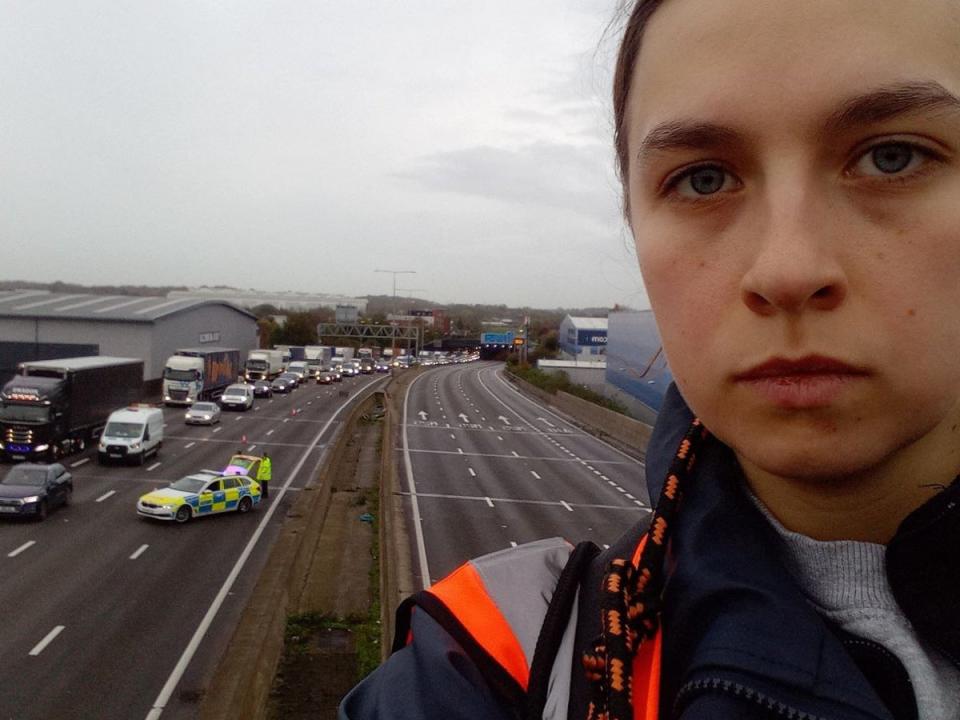 Just Stop Oil protesters have caused disruption on the M25 (PA)