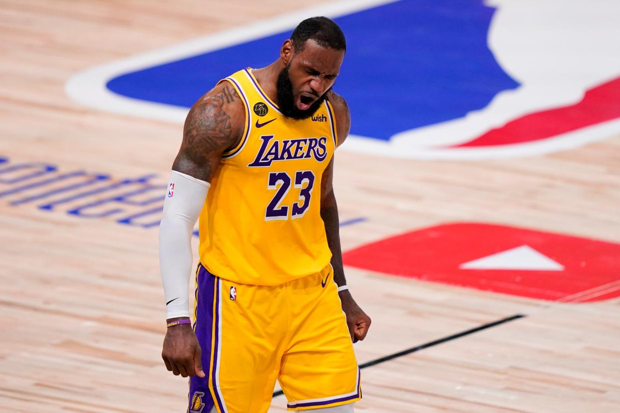 Donald Trump ripped ‘nasty’ LeBron James and branded him a ‘hater’ as he called into Rush Limbaugh’s radio show. (AP)