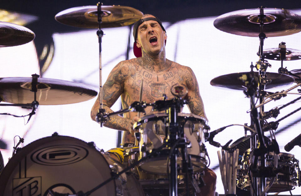 Travis Barker is back in the studio credit:Bang Showbiz